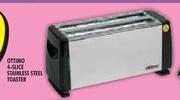 Ottimo 4 Slice Stainless Steel Toaster