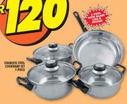 Stainless Steel Cookware Set-7 Piece
