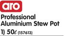 Aro 50L Professional Aluminium Stew Pot