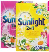Sunlight Hand Wash Or Tropical Washing Powder-6X500g