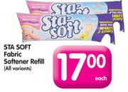 Sta Soft Fabric Softener Refill(All Variants)-Each