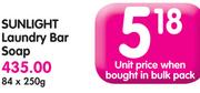 Sunlight Laundry Bar Soap-84X 250g