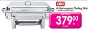 Aro 8L Stainless Steel Rectangular Chafing Dish