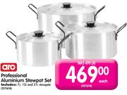 Aro Professional Aluminium Stewpot Set-Each