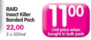 Raid Insect Killer Banded Pack-300ml