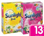 Sunlight Tropical or Regular Washing Powder-6 x 500gm
