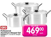 Aro Professional Aluminium Stewpot Set