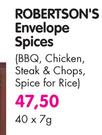 Robertson's Envelope Spices-40x7g