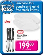 Aro Dinner Plate-Per 6 Pack