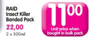 Raid Insect Killer Banded Pack-300ml
