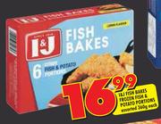 I&J Fish Bakes Frozen Fish & Potato Portions-360gm Each