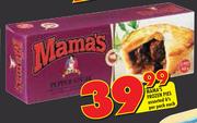 Mama's Frozen Pies-6's Per Pack