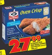 Sea Harvest Oven Crisp Frozen Crumbed Fish Portions-400gm
