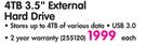 Seagate 4TB 3.5" External Hard Drive