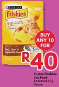 Purina Friskies Cat Food Assorted-10 x 85g Pouch