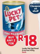 Lucky Pet Food Assorted-2 x 400g Each