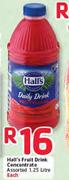 Hall's Fruit Drink Concentrate-1,5Ltr