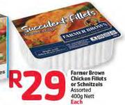 Famer Brown Chicken Fillets Or Schnitzels-400g 