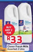 Clover Fresh Milk-2Ltr