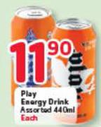 Play Energy Drink-440ml Each