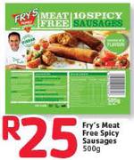 Fry's Meat Free Spicy Sausages-500G