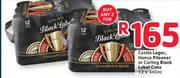 Castle Lager Hansa Pilsener Or Carling Black Label Cans-12x440ml