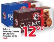 Bakers Romany Creams Or Chockits-200g