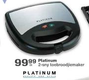 Platinum 2-Sny Toebroodjiemaker