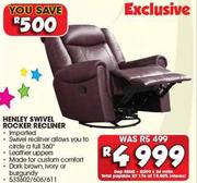 Henley Swivel Rocker Recliner