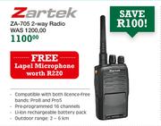 Zartek ZA-705 2-Way Radio