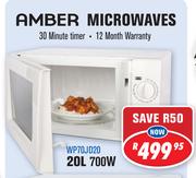 Amber 700W 20L Microwave WP70JD20