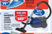 Amber 1400W Vacuum Cleaner JCV2007T