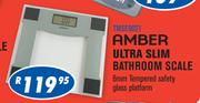 Amber Ultra Slim Bathroom Scale TMSE9021