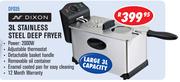 Dixon 3L Stainless Steel Deep Fryer DF035