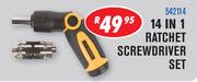 Dixon 14-In-1 Ratchet Screwdriver Set 542114