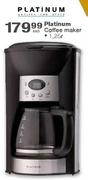 Platinum Coffee Maker-1.25 Ltr
