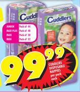 Cuddlers Disposable Nappies-Per Pack Each