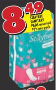 Stayfree Sanitary Pads Assorted-10's Per Pack