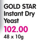 Gold Star Instant Dry Yeast-48x10g