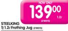 Steelking 1.2L Frothing Jug-Each