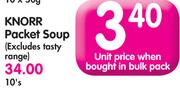 Knorr Packet Soup(Excludes Tasty Range)-10's