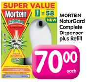 Mortein NaturGard Complete Dispenser Plus Refill-Each