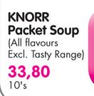 Knorr Packet Soup(All Flavours Excl Tasty Range)-10's