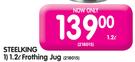 Steelking 1.2l Frothing Jug