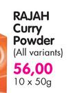Rajah Curry Powder(All Variants)-10x50g