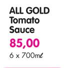 All Gold Tomato Sauce-6x700ml