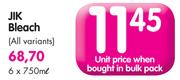 Jik Bleach(All Variants)-750ml
