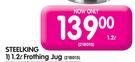 Steelking 1.2Ltr Frothing Jug