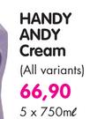 Handy Andy Cream(All Variants)-5x750ml