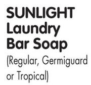 Sunlight Laundry Bar Soap(Regular,Germiguard Or Tropica)-42x400g/500g